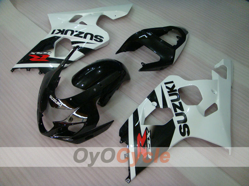 Einspritz-Verkleidungssatz für 04-05 GSX R750 - Weiß, Schwarz - Werksstil #OYO87901201 Zweitbild