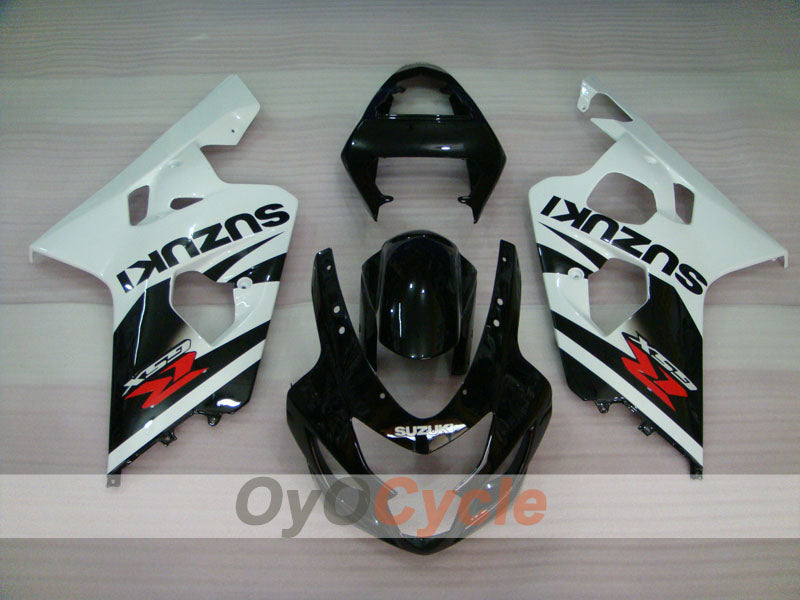 Einspritzverkleidungssatz für 04-05 GSXR600 - Weiß, Schwarz - Werksstil #OYO87901374 Zweitbild