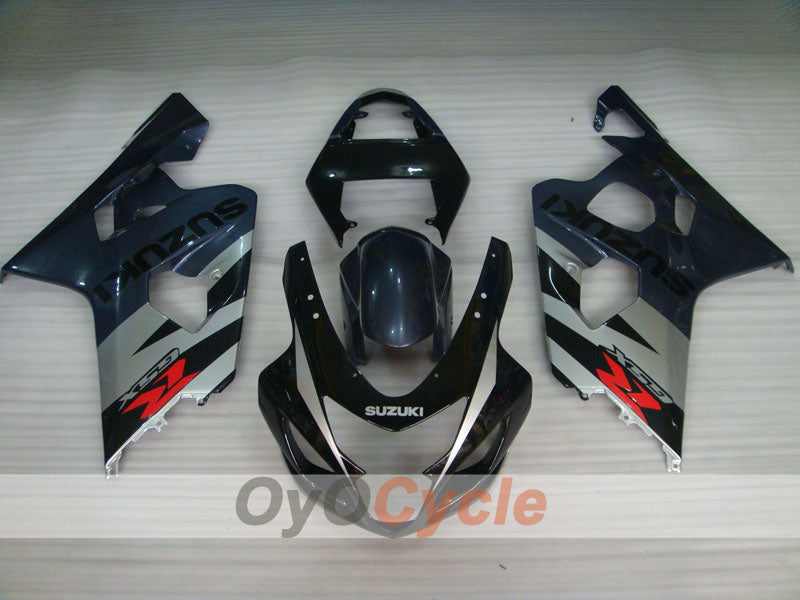 Einspritzverkleidungssatz für 04-05 GSXR600 - Schwarz, Silber - Werksstil #OYO87901378 Zweitbild