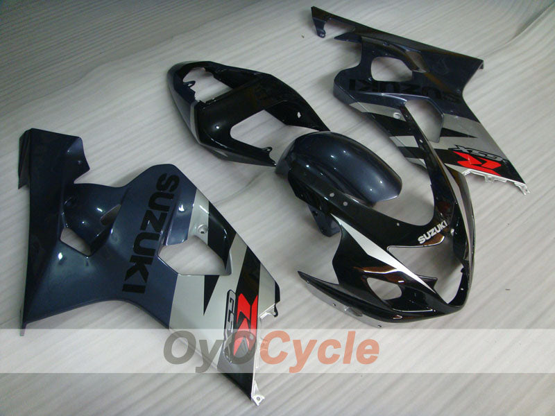 Einspritzverkleidungssatz für 04-05 GSX R750 - Schwarz, Grau - Werksdesign #OYO87901212 Hauptbild