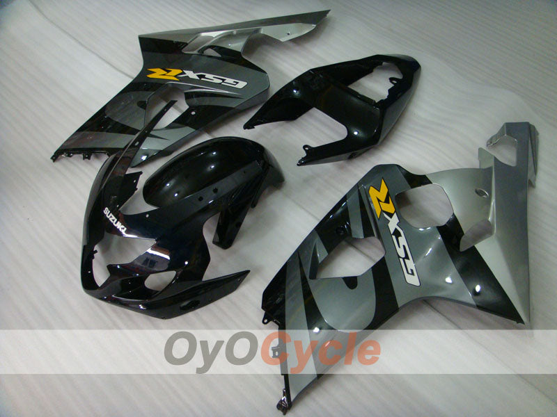 Einspritzverkleidungssatz für GSX R750 04-05 - Schwarz, Silber - Werksstil #OYO87901216 Zweitbild