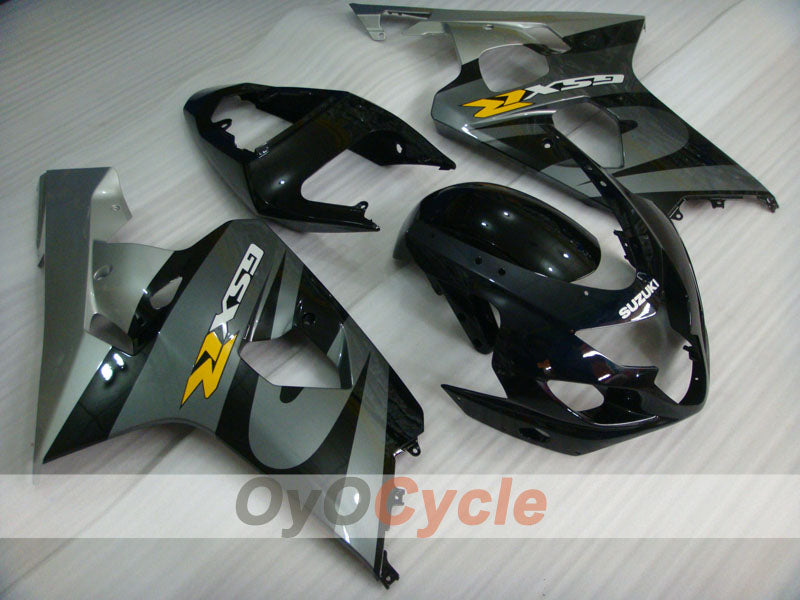 Einspritzverkleidungssatz für GSX R750 04-05 - Schwarz, Silber - Werksstil #OYO87901216 Hauptbild