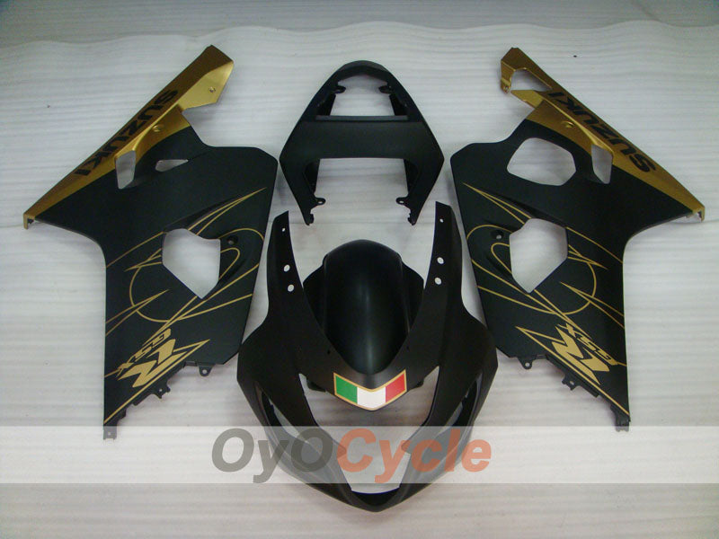 Einspritz-Verkleidungssatz für 04-05 GSXR600 - Gelb, Schwarz, Matt - Werksstil #OYO87901387 Zweitbild
