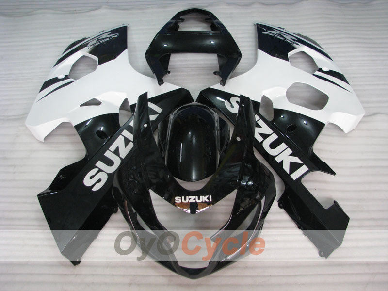 Verkleidungssatz für Einspritzmodelle 04-05 GSXR600 - Weiß, Schwarz - Werksstil #OYO87901395 Zweitbild