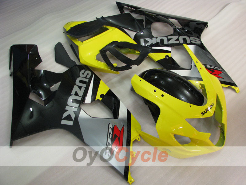 Einspritzverkleidungssatz für GSX R750 04-05 - Gelb, Schwarz - Werksstil #OYO87901222 Hauptbild
