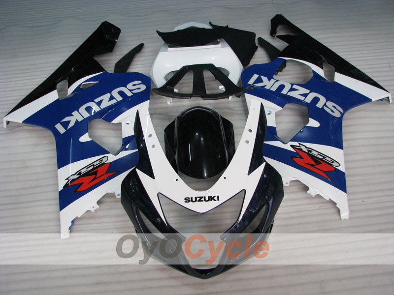 Verkleidungssatz für Einspritzmodelle 04-05 GSXR600 - Blau, Schwarz - Werksstil #OYO87901397