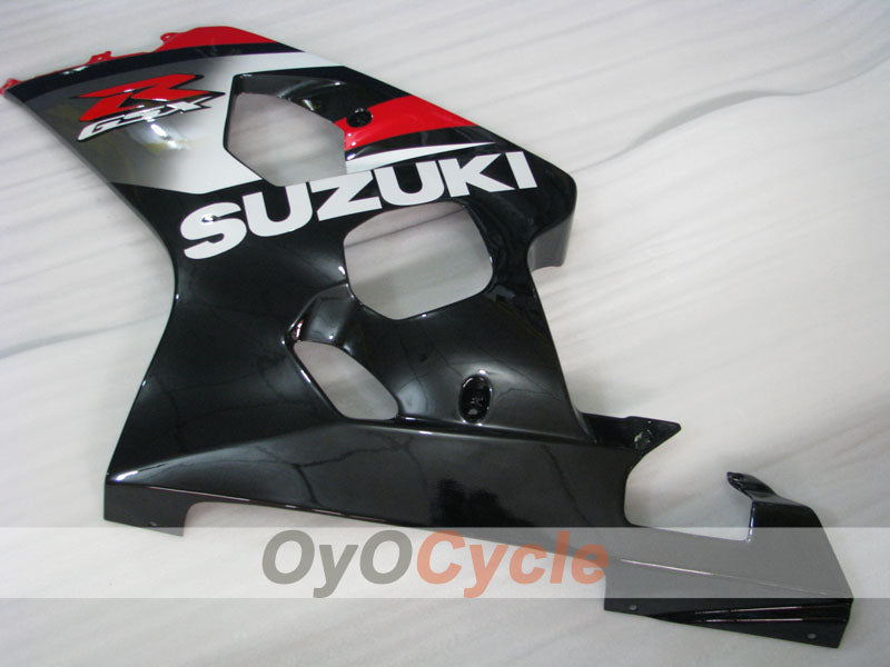 Einspritzverkleidungssatz für GSX R750 04-05 - Rot, Schwarz - Werksstil #OYO87901227