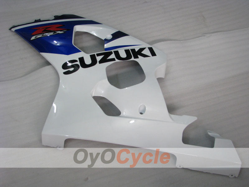 Einspritzverkleidungssatz für GSX R750 04-05 - Blau, Weiß - Werksstil #OYO87901228