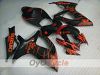 Einspritzverkleidungssatz für GSX R600 06-07 - Orange, Schwarz, Matt - Corona, MOTUL #OYO87901436