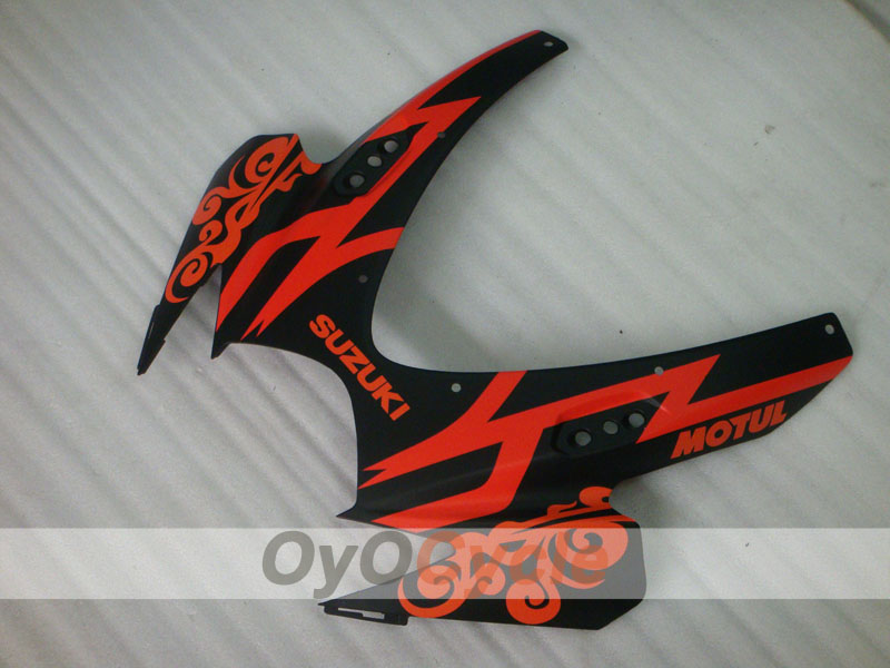 Einspritzverkleidungssatz für GSX R600 06-07 - Orange, Schwarz, Matt - Corona, MOTUL #OYO87901436