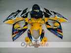 Einspritzverkleidungssatz für GSX R600 06-07 - Gelb, Schwarz - Corona, MOTUL #OYO87901437