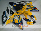 Einspritzverkleidungssatz für GSX R600 06-07 - Gelb, Schwarz - Corona, MOTUL #OYO87901437