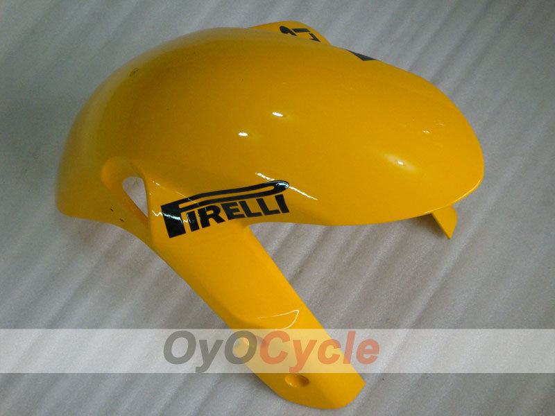 Einspritzverkleidungssatz für GSX R600 06-07 - Gelb, Schwarz - Corona, MOTUL #OYO87901437