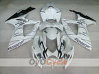 Einspritzverkleidungssatz für GSX R600 06-07 - Weiß, Schwarz - Corona, MOTUL #OYO87901438