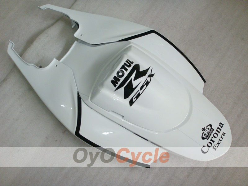 Einspritzverkleidungssatz für GSX R600 06-07 - Weiß, Schwarz - Corona, MOTUL #OYO87901438