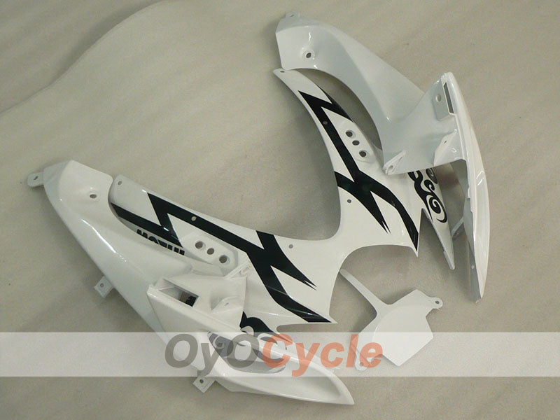 Einspritzverkleidungssatz für GSX R600 06-07 - Weiß, Schwarz - Corona #OYO87901443