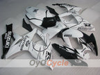 Verkleidungssatz für Einspritzmodelle 06-07 GSX R600 - Weiß, Schwarz - Corona #OYO87901446