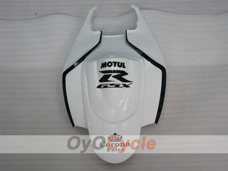 Verkleidungssatz für Einspritzmodelle 06-07 GSX R600 - Weiß, Schwarz - Corona #OYO87901446