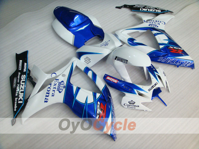 Verkleidungssatz für Einspritzmodelle 06-07 GSX R600 - Blau, Weiß - Corona #OYO87901448 Hauptbild
