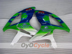 Verkleidungssatz für Einspritzmodelle 06-07 GSX R600 - Grün, Blau - Corona #OYO87901453