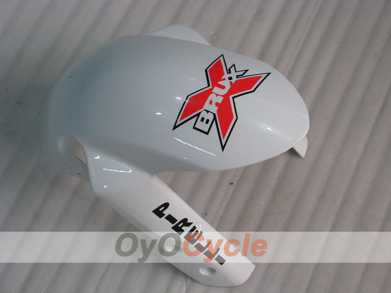 Einspritz-Verkleidungssatz für 06-07 GSX R750 - Weiß, Schwarz - Dark Dog #OYO87901278