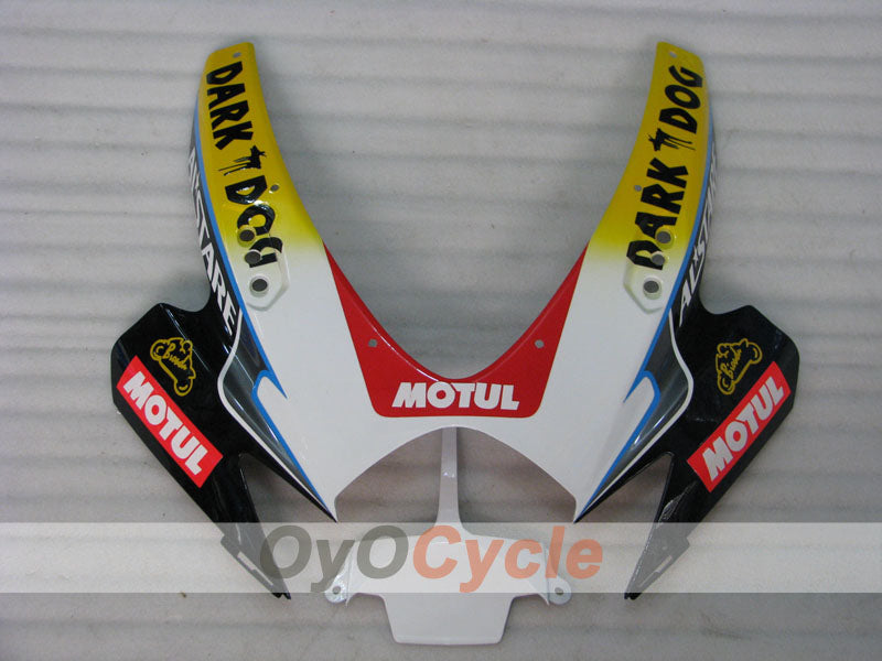 Einspritz-Verkleidungssatz für 06-07 GSX R750 - Weiß, Schwarz - Dark Dog #OYO87901278