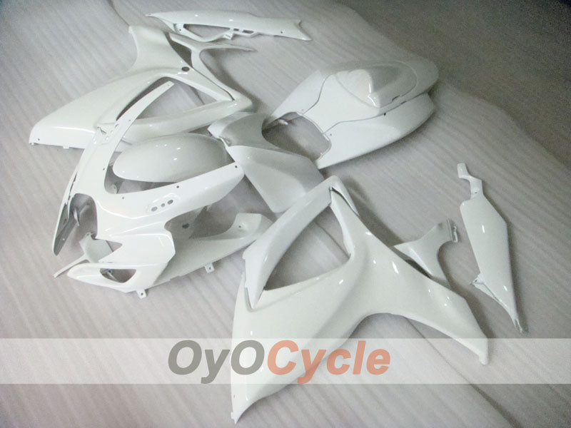 Verkleidungssatz für Einspritzanlage für 06-07 GSX R600 - Weiß - Werksstil #OYO87901490