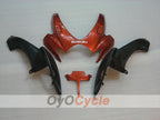 Verkleidungssatz für Einspritzanlage für 06-07 GSX R600 - Orange, Schwarz - Flamme #OYO87901497