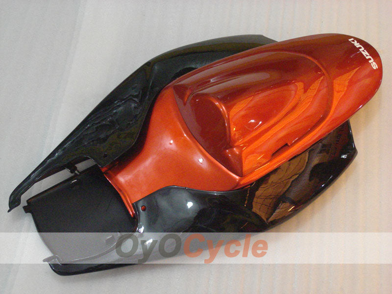 Verkleidungssatz für Einspritzanlage für 06-07 GSX R600 - Orange, Schwarz - Flamme #OYO87901497