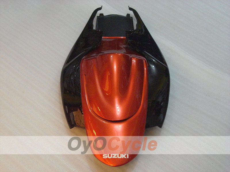 Verkleidungssatz für Einspritzanlage für 06-07 GSX R600 - Orange, Schwarz - Flamme #OYO87901497