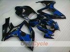 Spritzguss-Verkleidungssatz für GSX R600 06-07 - Blau, Schwarz - Flame #OYO87901499