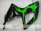 Spritzguss-Verkleidungssatz für GSX R600 06-07 - Grün, Schwarz - Flame #OYO87901500