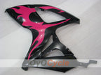 Spritzguss-Verkleidungssatz für GSX R600 06-07 - Rot, Schwarz - Flame #OYO87901503