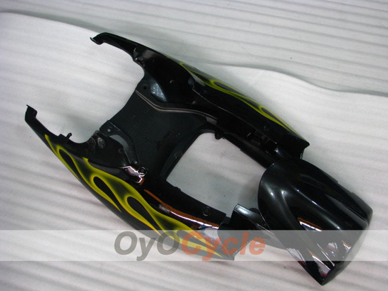 Spritzguss-Verkleidungssatz für GSX R600 06-07 - Gelb, Schwarz - Flame #OYO87901504