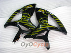 Spritzguss-Verkleidungssatz für GSX R600 06-07 - Gelb, Schwarz - Flame #OYO87901504