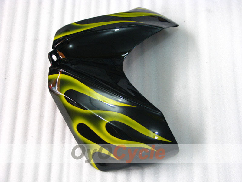 Spritzguss-Verkleidungssatz für GSX R600 06-07 - Gelb, Schwarz - Flame #OYO87901504