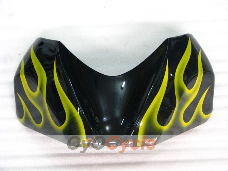 Spritzguss-Verkleidungssatz für GSX R600 06-07 - Gelb, Schwarz - Flame #OYO87901504
