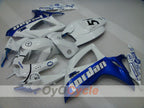 Spritzguss-Verkleidungssatz für GSX R600 06-07 - Blau, Weiß - Jordan #OYO87901507