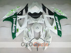 Spritzguss-Verkleidungssatz für GSX R600 06-07 - Grün, Weiß - Jordan #OYO87901508