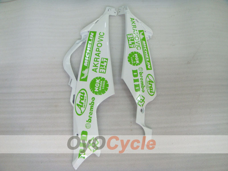 Spritzguss-Verkleidungssatz für GSX R600 06-07 - Grün, Weiß - Jordan #OYO87901508