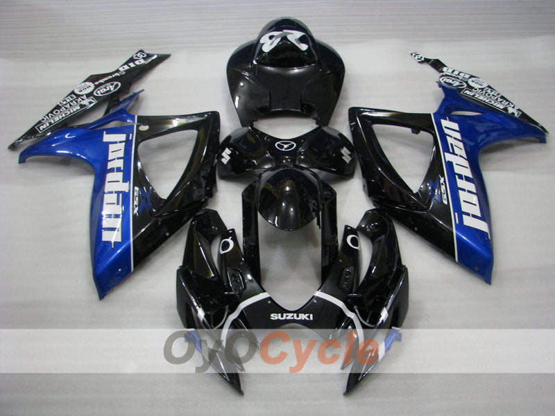 Einspritzverkleidungskit für 06-07 GSX R750 - Blau, Schwarz - Jordan #OYO87901304 Zweitbild
