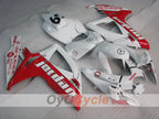 Spritzguss-Verkleidungssatz für GSX R600 06-07 - Rot, Weiß - Jordan #OYO87901510