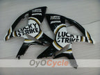 Einspritzverkleidungssatz für 06-07 GSX R600 - Weiß, Schwarz - Lucky Strike, MICHELIN, MOTUL #OYO87901515