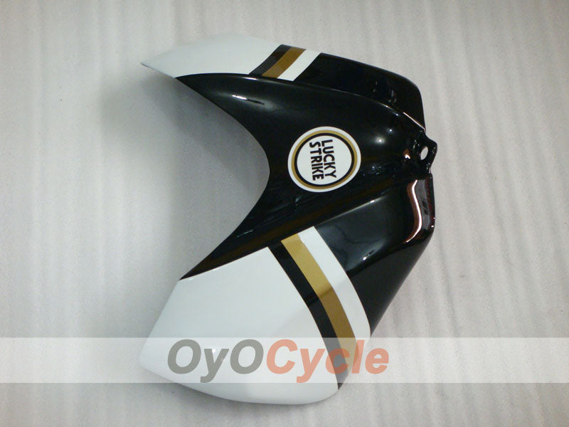 Einspritzverkleidungssatz für 06-07 GSX R600 - Weiß, Schwarz - Lucky Strike, MICHELIN, MOTUL #OYO87901515
