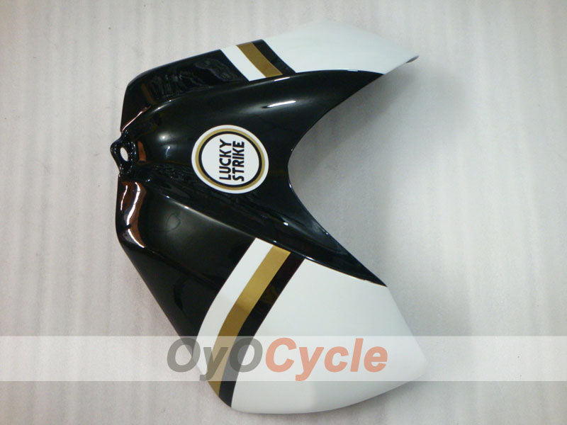 Einspritzverkleidungssatz für 06-07 GSX R600 - Weiß, Schwarz - Lucky Strike, MICHELIN, MOTUL #OYO87901515
