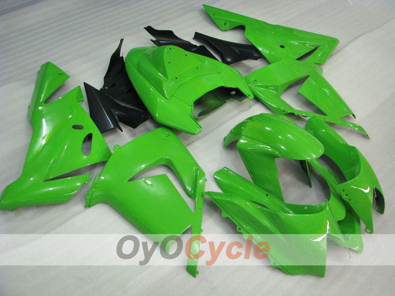 Einspritzverkleidungssatz für 04-05 NINJA ZX-10R - Grün, Schwarz - Werksdesign #OYO87901516