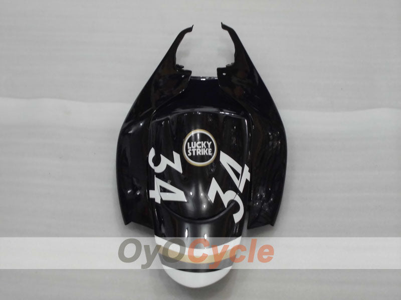 Einspritzverkleidungssatz für 06-07 GSX R600 - Weiß, Schwarz - Lucky Strike, MICHELIN, MOTUL #OYO87901517