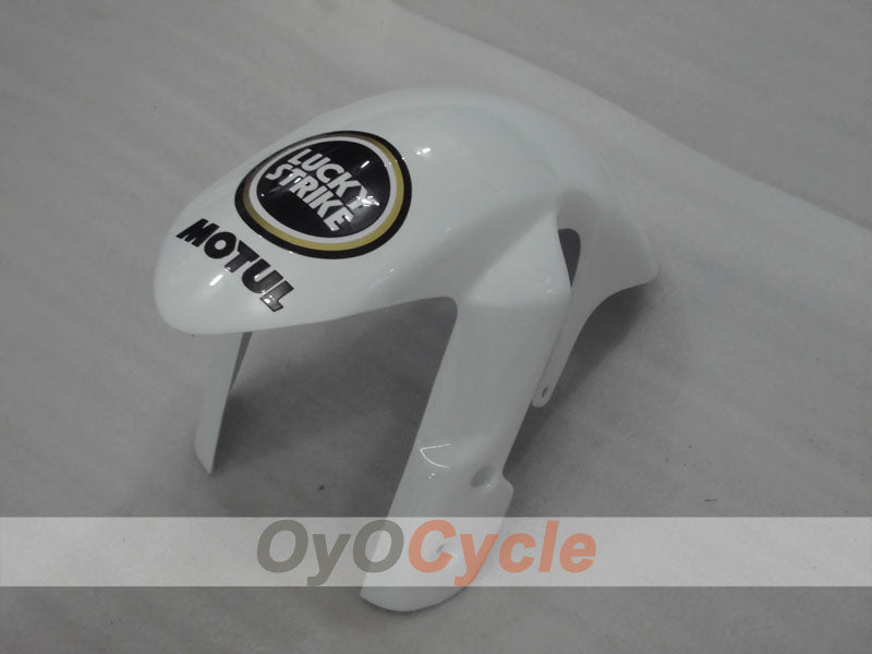 Einspritzverkleidungssatz für 06-07 GSX R600 - Weiß, Schwarz - Lucky Strike, MICHELIN, MOTUL #OYO87901517