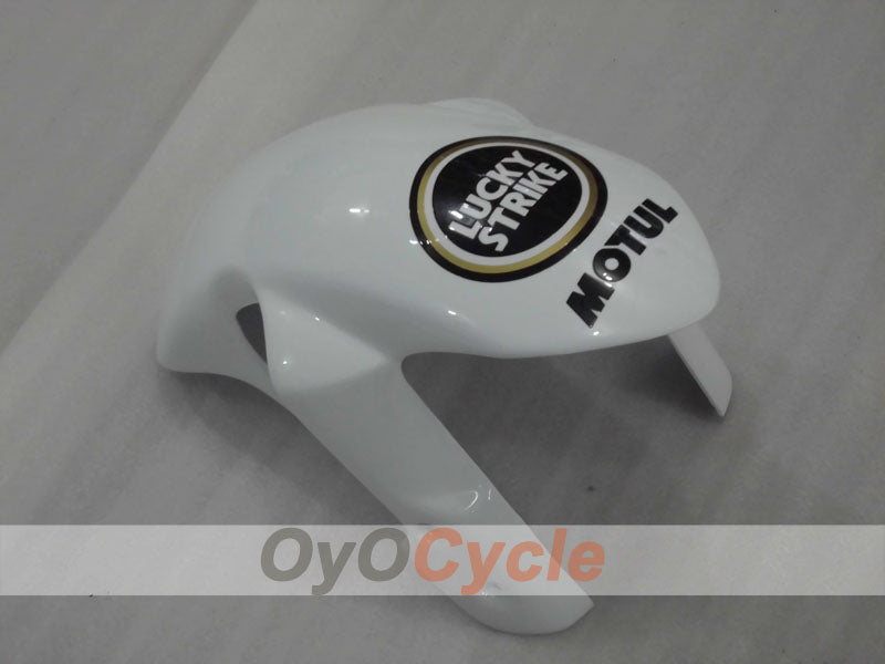 Einspritzverkleidungssatz für 06-07 GSX R600 - Weiß, Schwarz - Lucky Strike, MICHELIN, MOTUL #OYO87901517
