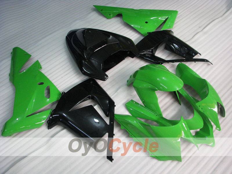 Einspritzverkleidungssatz für 04-05 NINJA ZX-10R - Grün, Schwarz - Werksdesign #OYO87901518 Hauptbild